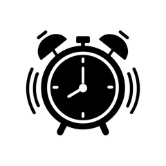 alarm clock with ringing marks   class time 