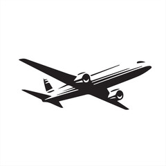 vector illustration of airplane