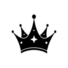 crown with sparkles   princess or fantasy icon  .svg