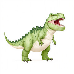Explore a vibrant T-Rex in a fantastical setting showcasing creativity and adventure.