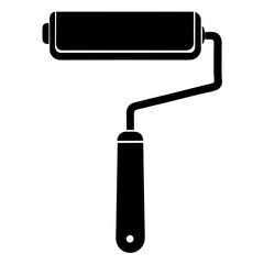 paint roller vector illustration