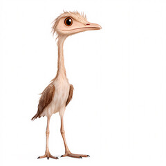 A charming animated bird character brings creativity to life in a vibrant fantasy world.
