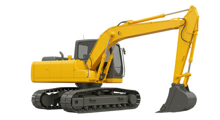 Isolated Excavator