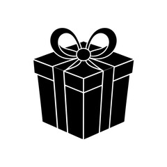 gift box with bow   holiday or birthday symbol  .svg