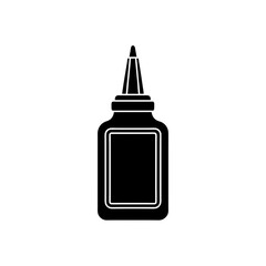 glue bottle with cap   arts and crafts tool icon  .svg