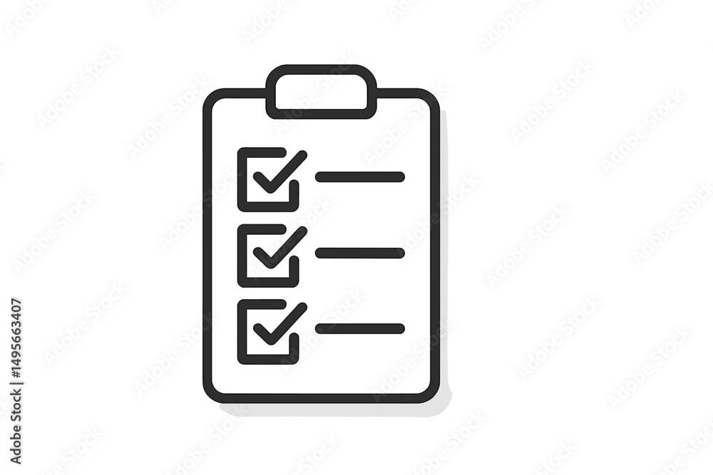 Poster checklist for task management during project planning in a workspace setting