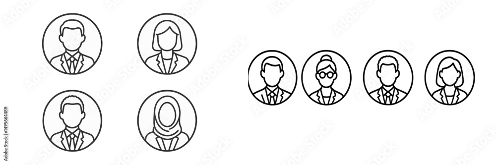 Poster diverse group of professionals in business attire engaged in teamwork and collaboration in a modern 