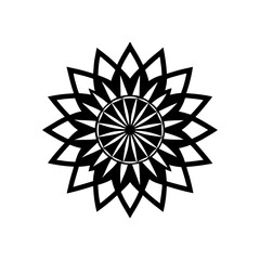 mandala circle with radial symmetry   meditation
