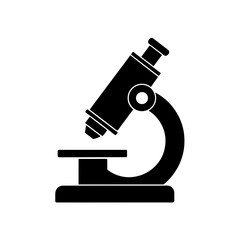 microscope in side profile   research or biology 