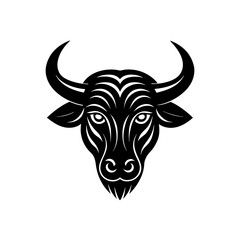 minotaur head   mythic beast or labyrinth icon  .svg