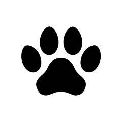 paw print with toes   pet or wildlife tracking ico.svg
