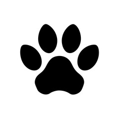 paw print with toes   pet or wildlife tracking ico