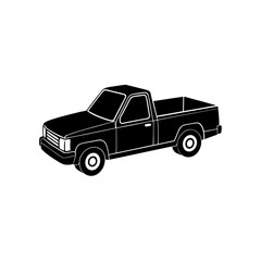 pickup truck with open bed   utility or delivery v.svg