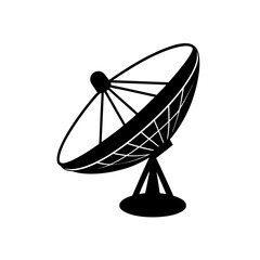 satellite dish facing up   communication or broadc.svg