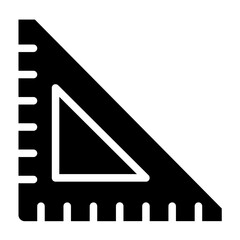 Ruler line icon style