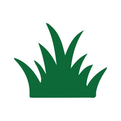 Grass icon silhouette. Grass icon. Vector illustration eps 10