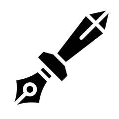 Fountain Pen line icon style