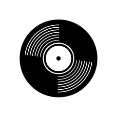 vinyl record with grooves   vintage music 