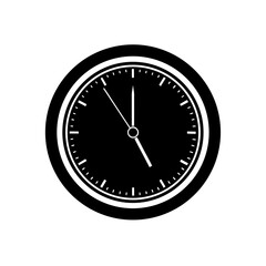 wall clock with classic round face   time or routi 