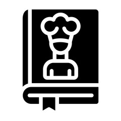 Cookbook line icon style