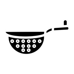 Tea Strainer line icon style