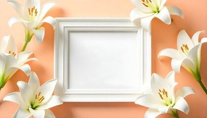 framework for photo or congratulation