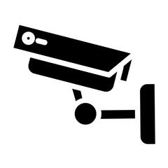 Cctv Camera Line Icon Style