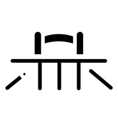 Court Line Icon Style