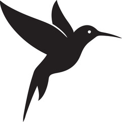 hummingbird logo isolated hummingbird on white 32