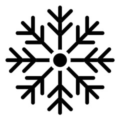 Snowflake Line Icon Style