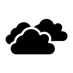 Cloudy Line Icon Style