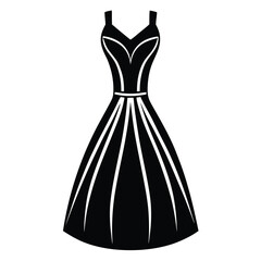 fashion designer element isolated designer dress on white background