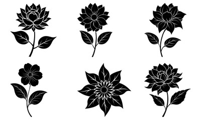 Flower Silhouette vector illustration