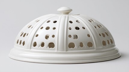 Fototapeta premium White decorative ceramic dome lid