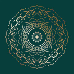 Monochrome Mandala for Print and Decor