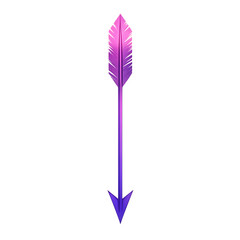 Contemporary Arrow with Minimal Sharp Vectors in Vi Isolated on Transparent Background