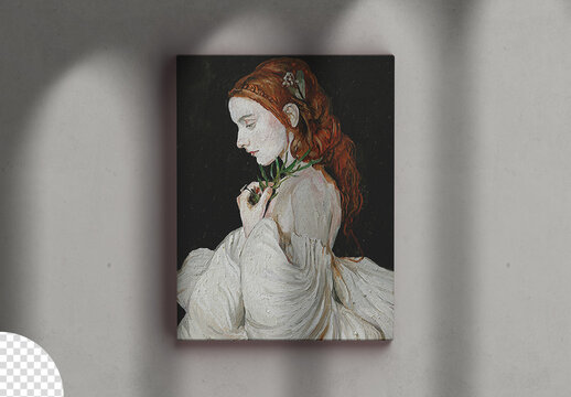 Canvas Frame Painting Mockup