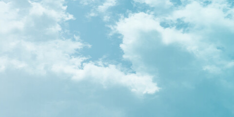 Sunny sky blue light watercolor background. Aquarelle painting brush effect card paper textured canvas cloudy smoke space for text, entertaining card, template. aquamarine color graphics illustration