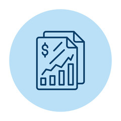 Business Growth pentaglow , vector, pixel perfect, illustrator file 
