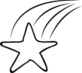 stars sparkle minimalist drawing