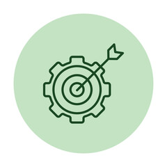 Goal Setting pentaglow , vector, pixel perfect, illustrator file 
