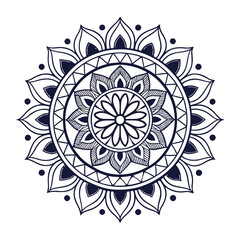 silhouette mandala design