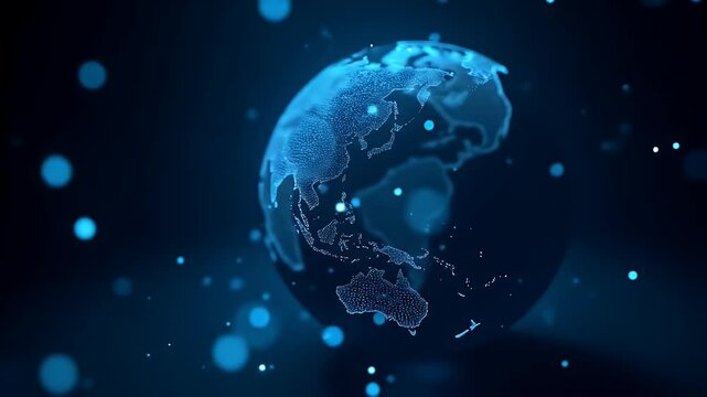 Global Network  A Digital Earth Visualization