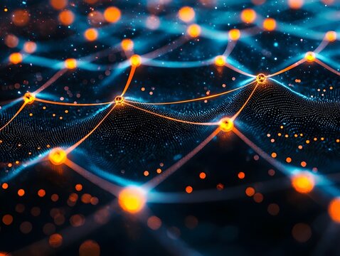 Digital matrix of entangled quantum computing network