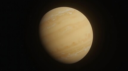 Venus Planet in the Dark Space