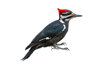 pileated woodpecker isolated
