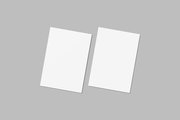 A4 Flayer Blank Mockup