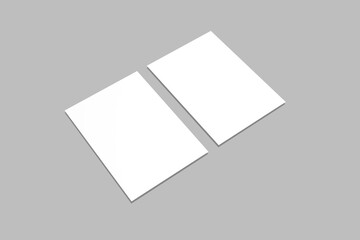 A4 Flayer Blank Mockup