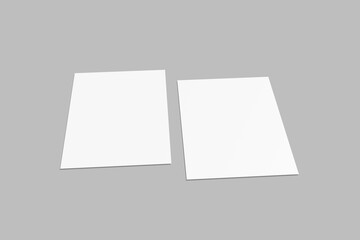 Fototapeta premium A4 Flayer Blank Mockup