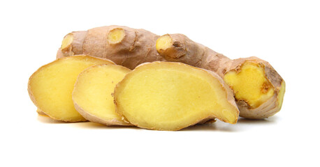 Ginger isolated on white background